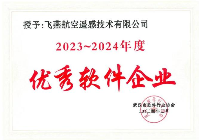 2023年度武漢市軟件行業(yè)“優(yōu)秀企業(yè)”、“優(yōu)秀工作者”稱號花落飛燕遙感